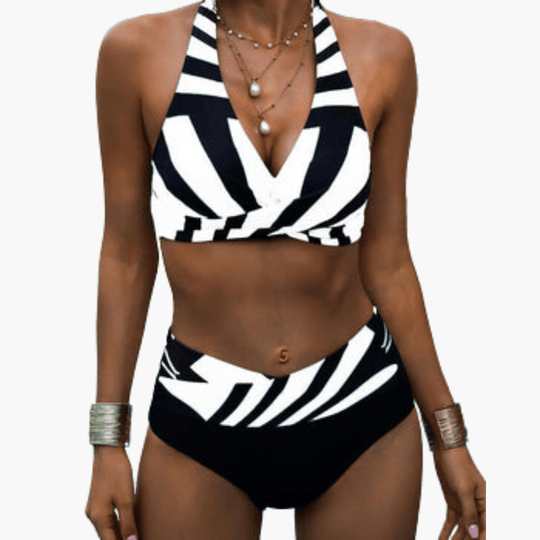 Halterneck-Bikini-Set - Damen Zweiteiler für den Sommer
