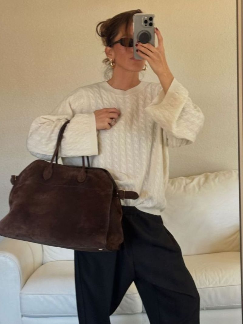 Sac cabas au henné