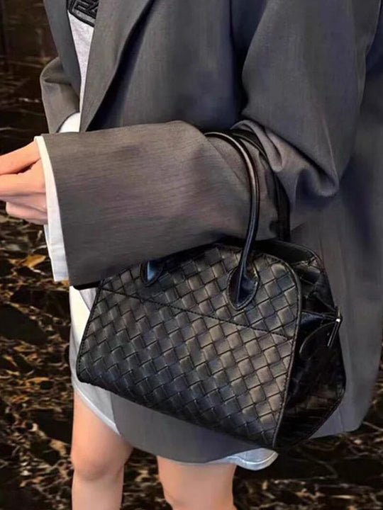 Sac cabas tissé au henné