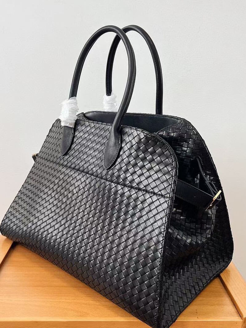 Sac cabas tissé au henné