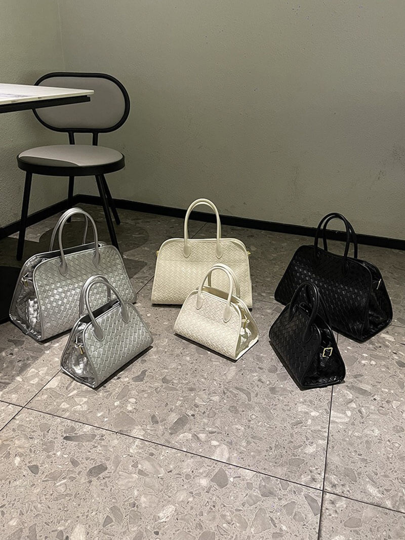 Sac cabas tissé au henné
