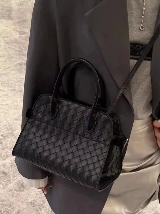 Sac cabas tissé au henné