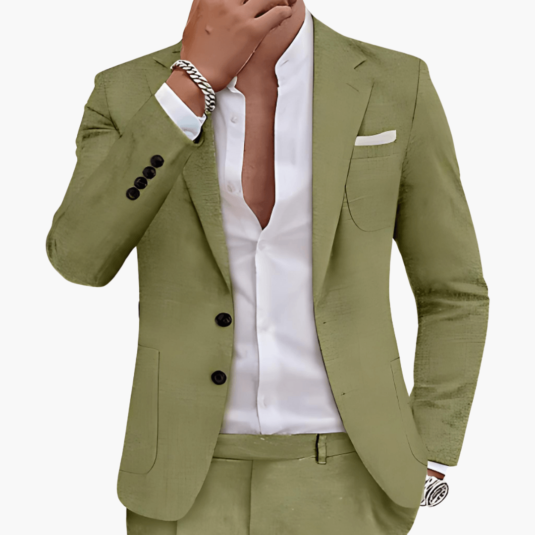 Ensemble costume homme – blazer et pantalon pour occasions formelles