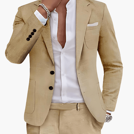 Ensemble costume homme – blazer et pantalon pour occasions formelles