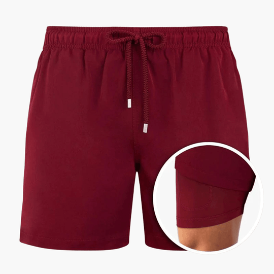 Short de bain homme à imprimé tropical – confortable et élégant