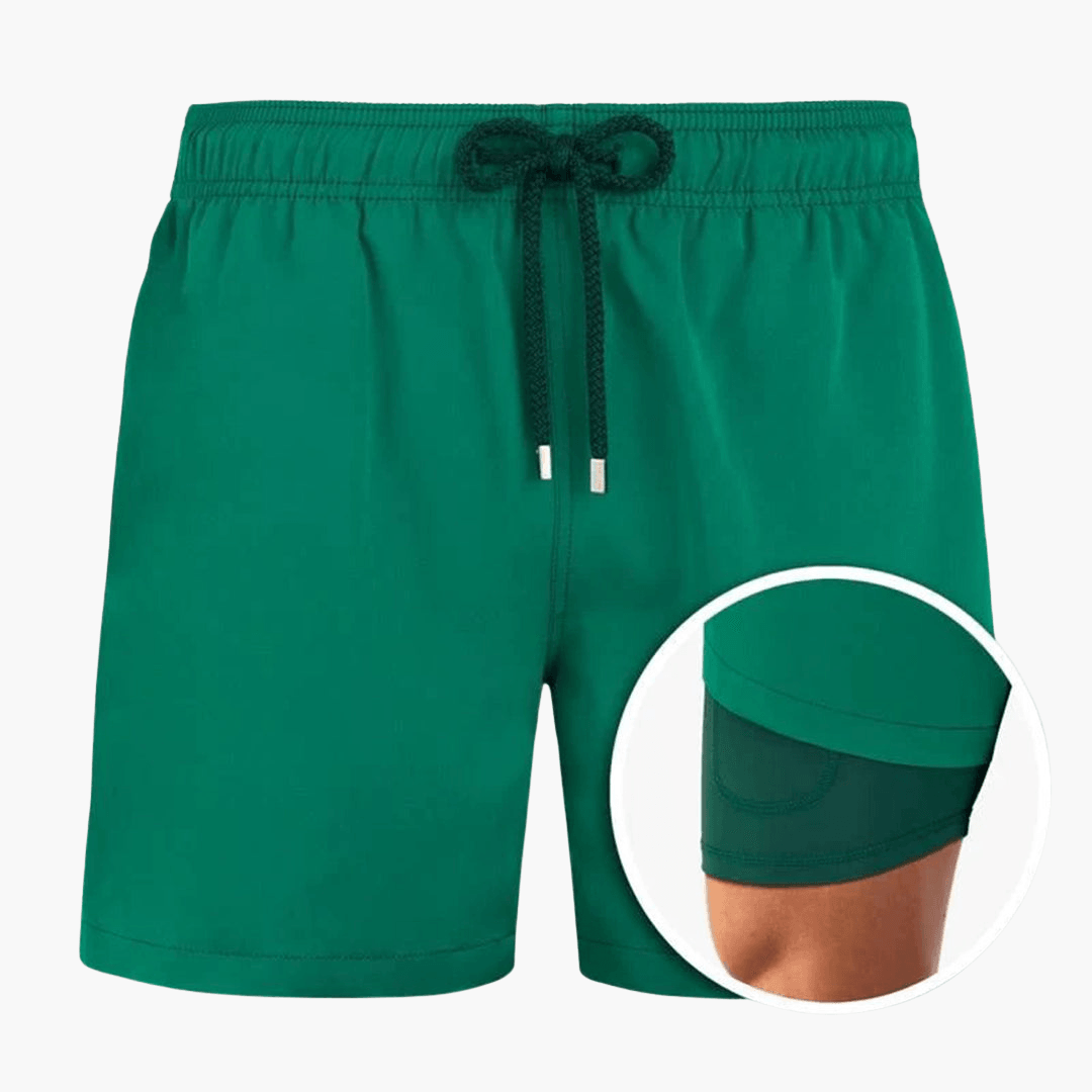 Short de bain homme à imprimé tropical – confortable et élégant