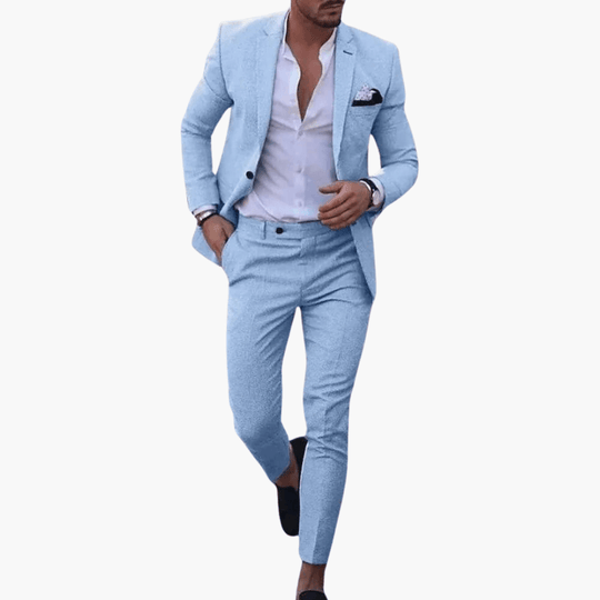 Costume homme coupe slim avec veste pour affaires et mariage