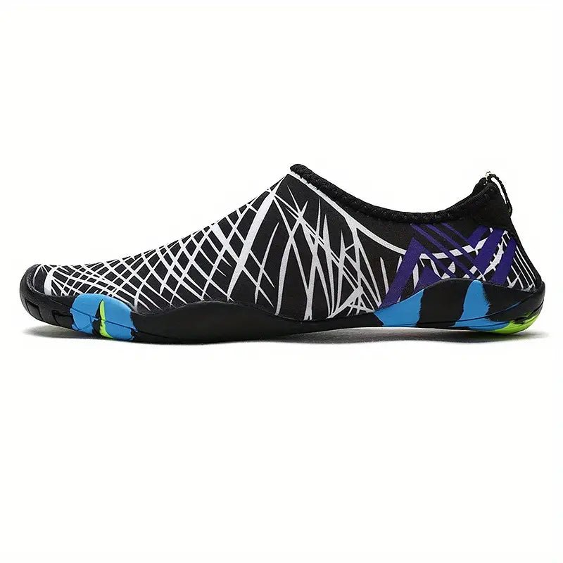 Chaussures aquatiques pour hommes avec semelle antidérapante, idéales pour les activités de plage