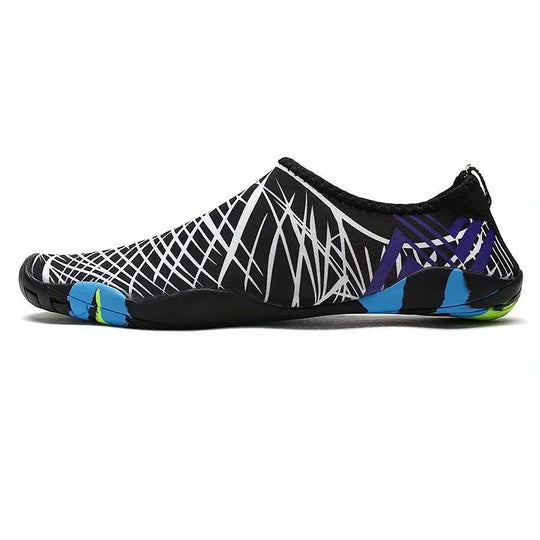 Chaussures aquatiques pour hommes avec semelle antidérapante, idéales pour les activités de plage