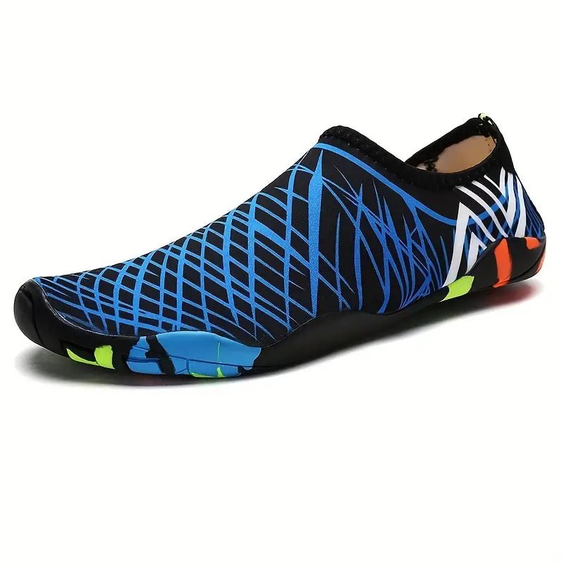 Chaussures aquatiques pour hommes avec semelle antidérapante, idéales pour les activités de plage