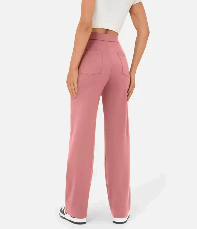 Brunhilde | Pantalon de loisirs taille haute élastique