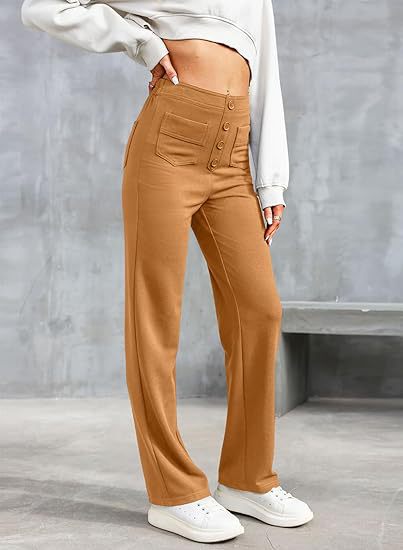 Brunhilde | Pantalon de loisirs taille haute élastique