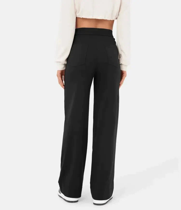 Brunhilde | Pantalon de loisirs taille haute élastique