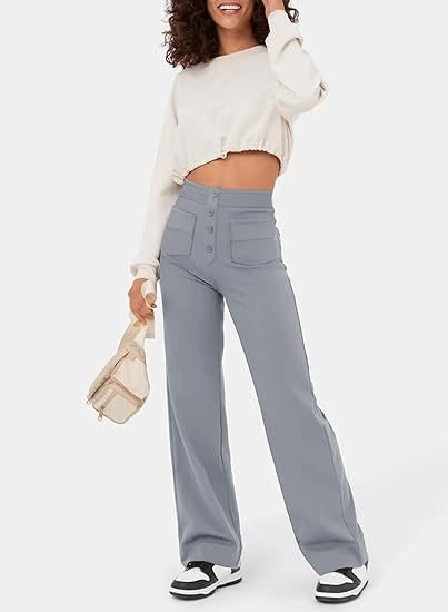 Brunhilde | Pantalon de loisirs taille haute élastique