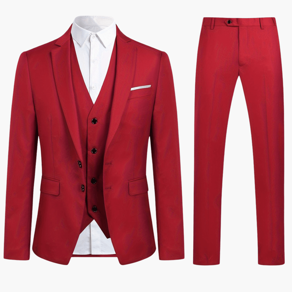 Costume de mariage à simple boutonnage : un look masculin élégant pour les invités 