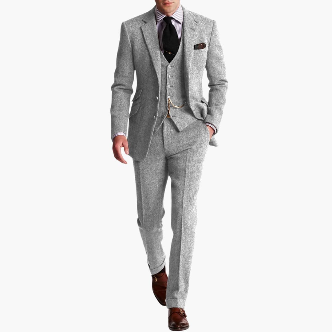 Costume d'invité de mariage - style élégant pour homme avec gilet
