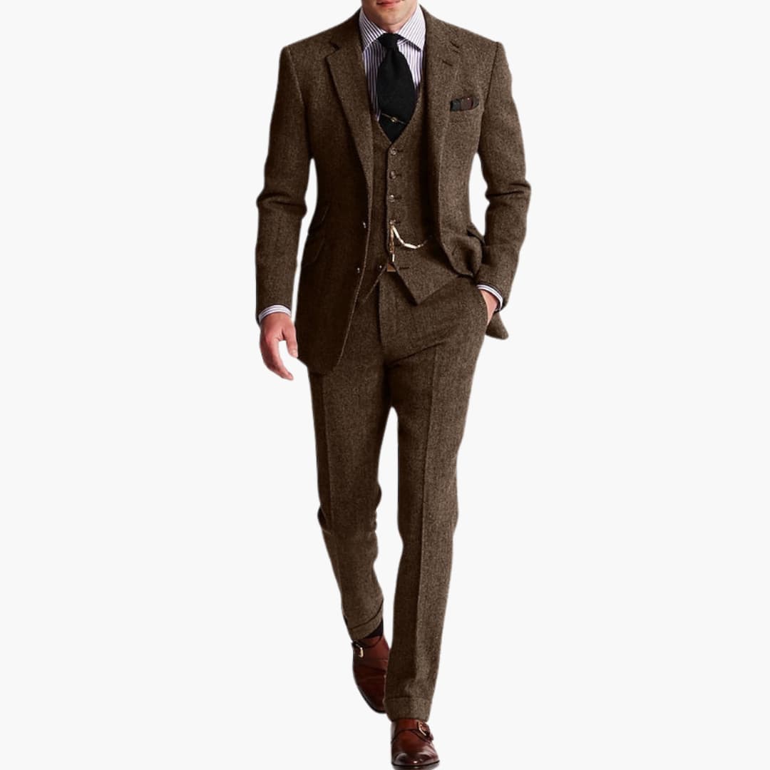 Costume d'invité de mariage - style élégant pour homme avec gilet