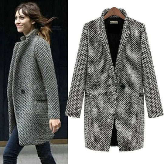 Ida | Manteau long midi élégant pour une sophistication intemporelle