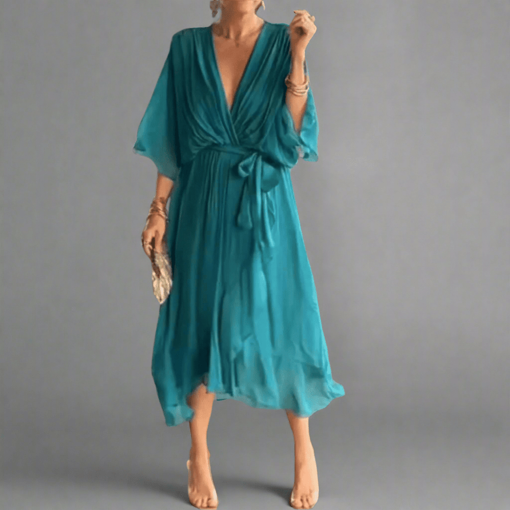 Isolde | Robe longue en tissu haut de gamme