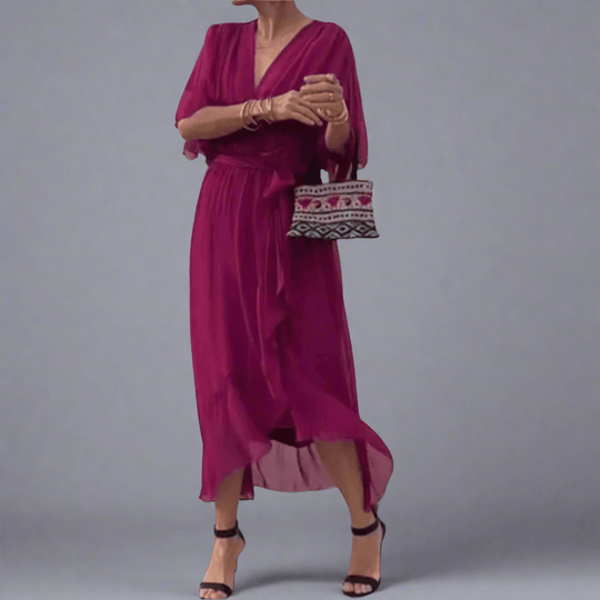 Isolde | Robe longue en tissu haut de gamme