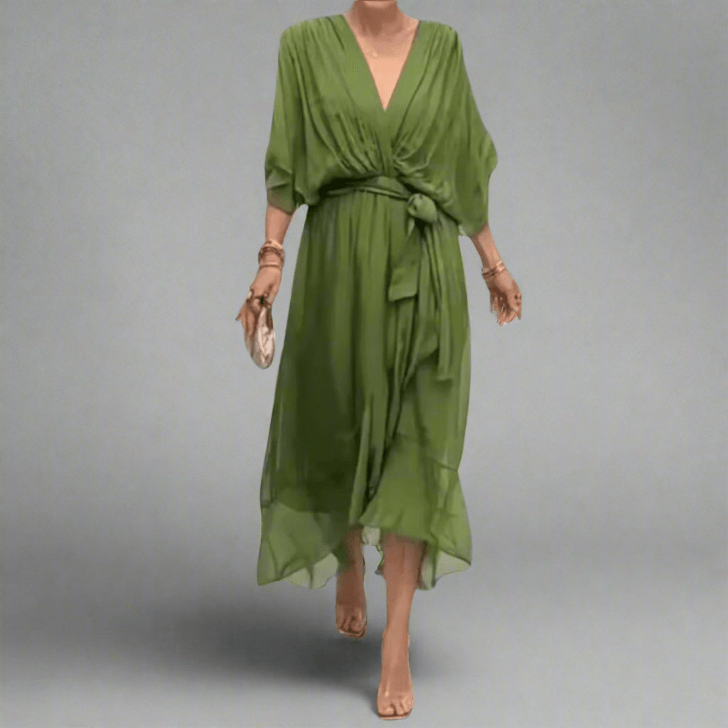 Isolde | Robe longue en tissu haut de gamme