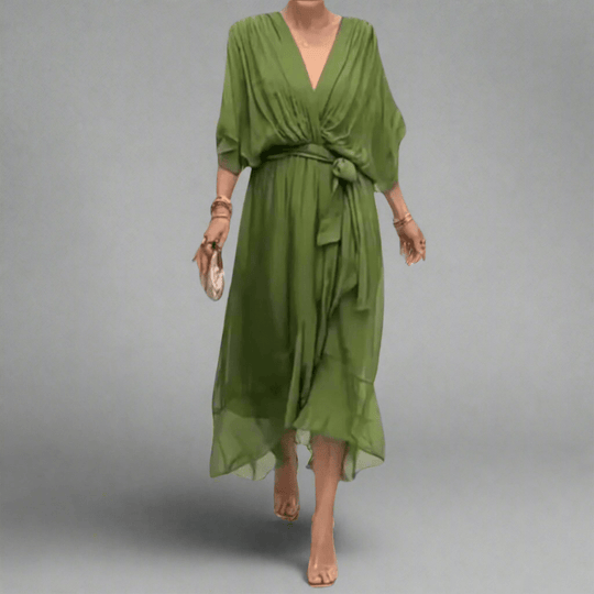 Isolde | Robe longue en tissu haut de gamme