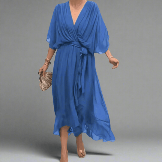 Isolde | Robe longue en tissu haut de gamme
