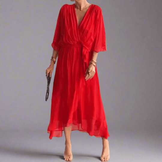 Isolde | Robe longue en tissu haut de gamme