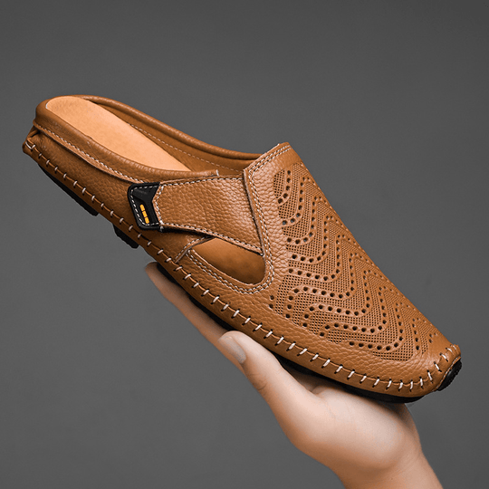 Sandales en cuir italien – pour femmes et hommes