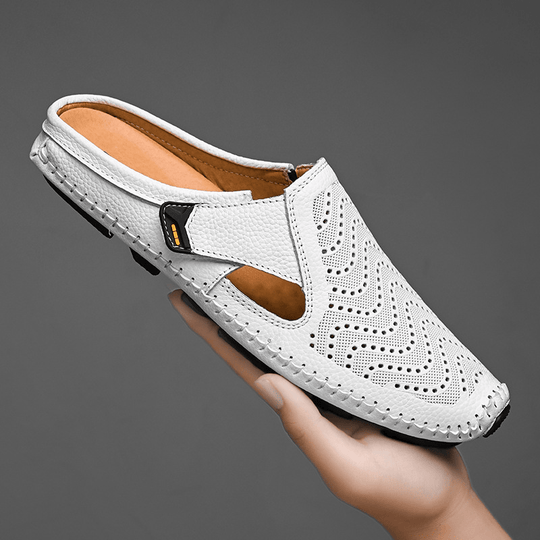 Sandales en cuir italien – pour femmes et hommes