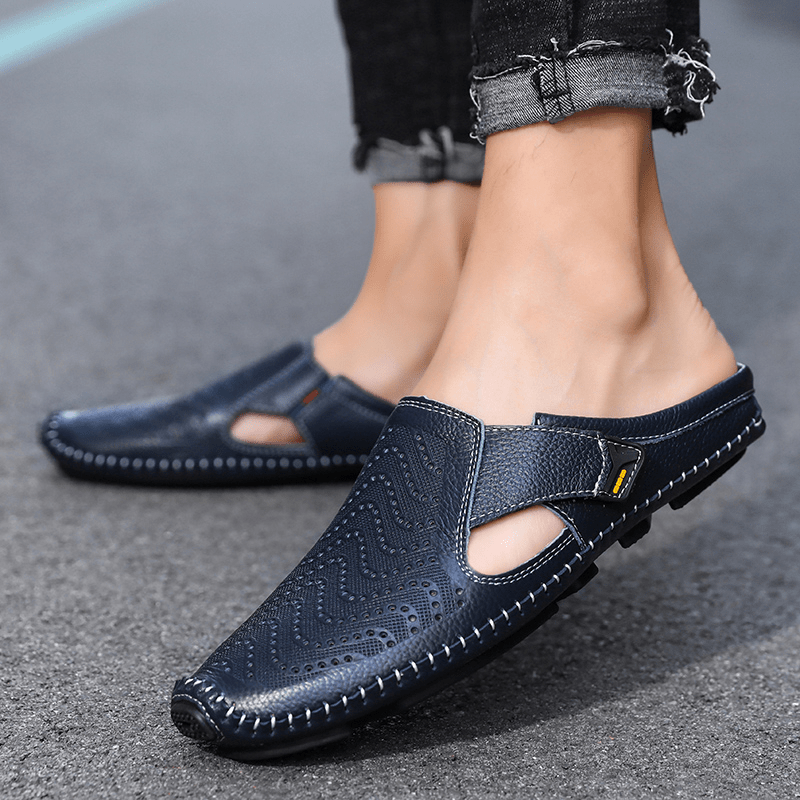 Sandales en cuir italien – pour femmes et hommes