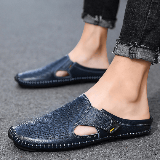 Sandales en cuir italien – pour femmes et hommes