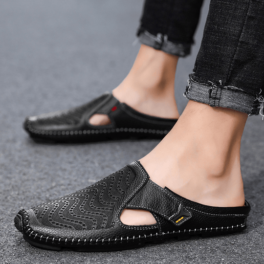 Sandales en cuir italien – pour femmes et hommes