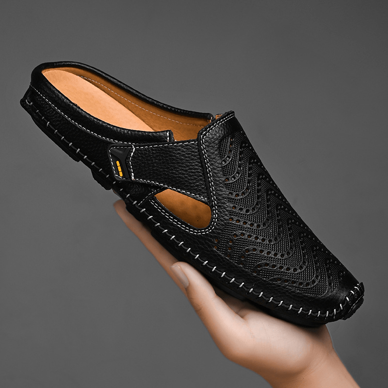 Sandales en cuir italien – pour femmes et hommes