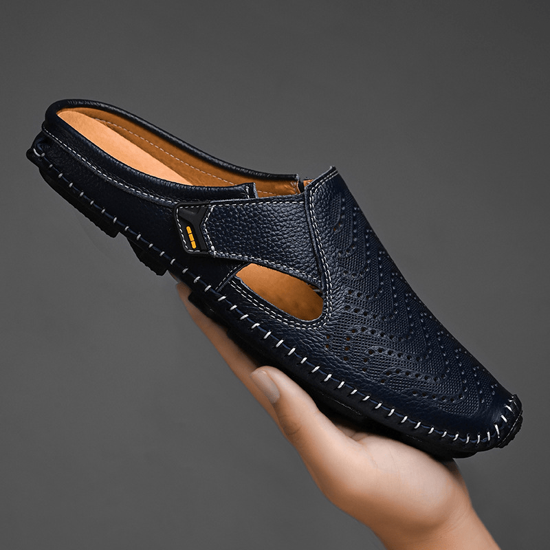 Sandales en cuir italien – pour femmes et hommes