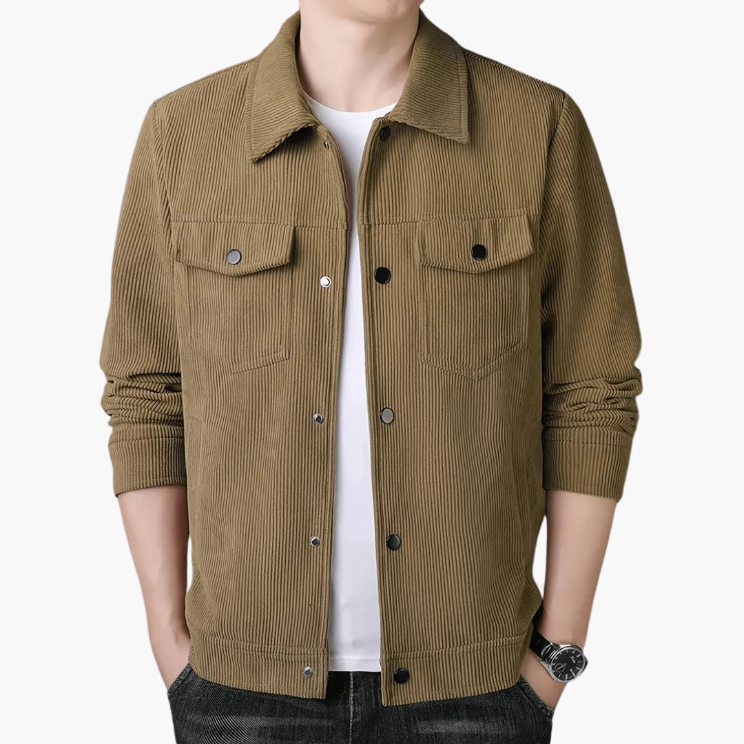 Jens | Blouson aviateur en velours côtelé pour homme