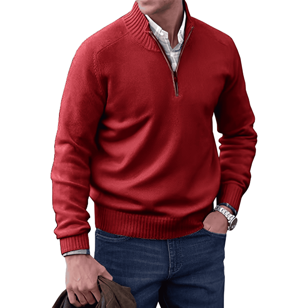 Jones | Pull zippé élégant 