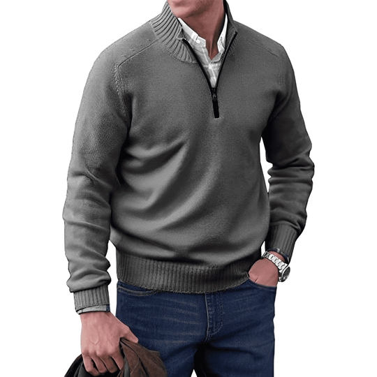 Jones | Pull zippé élégant 