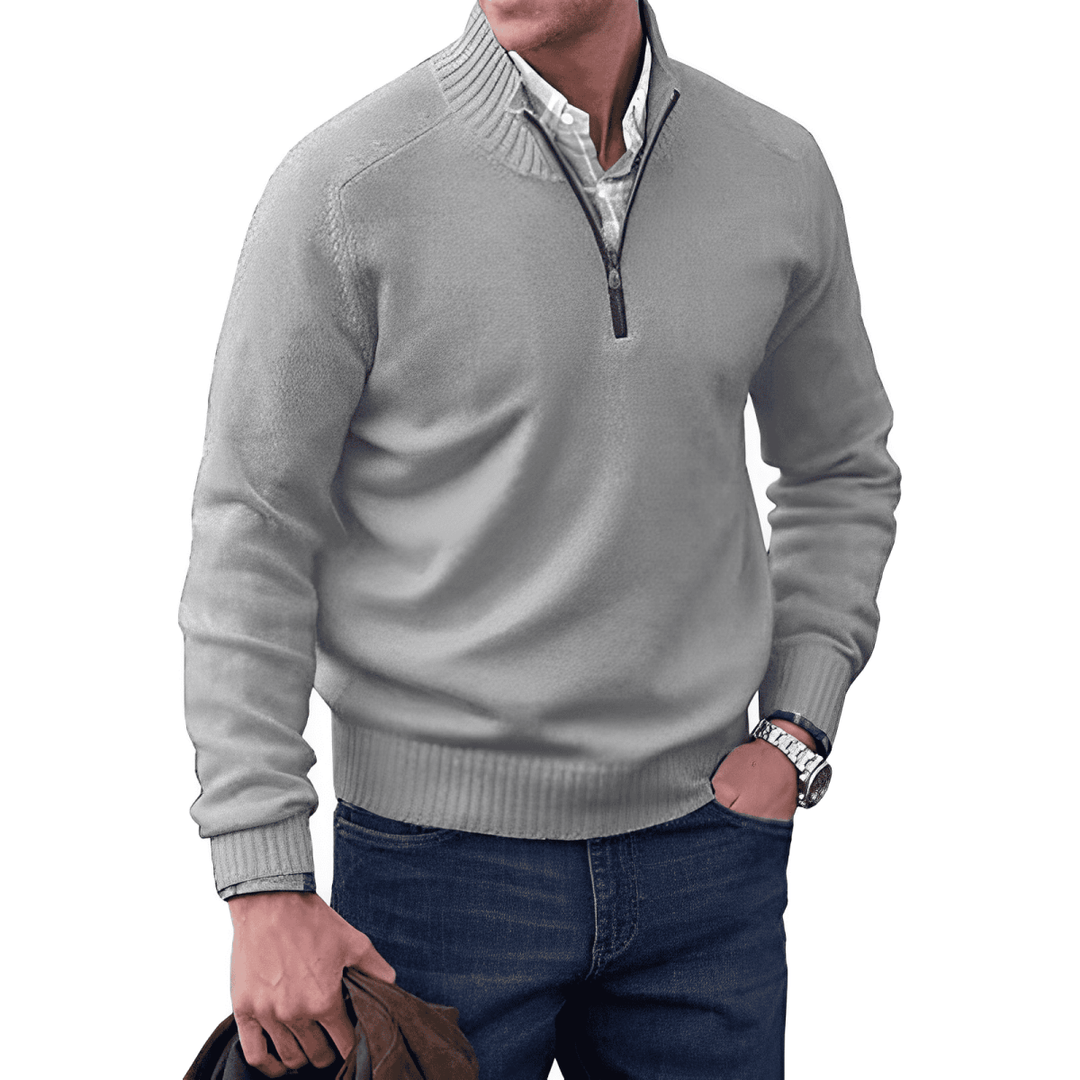 Jones | Pull zippé élégant 