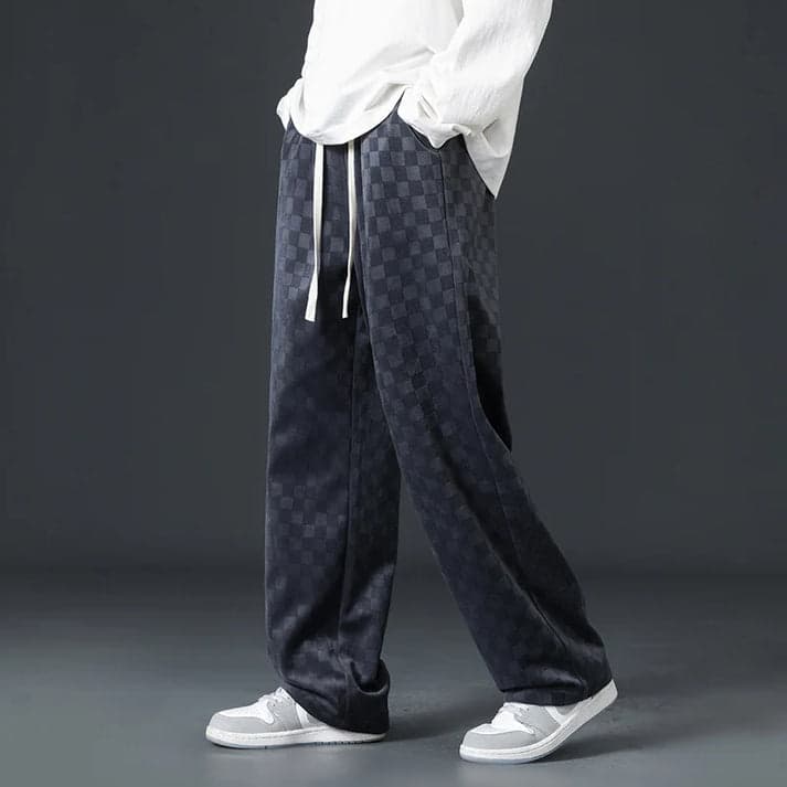 Julian | Pantalon de jogging élégant à carreaux