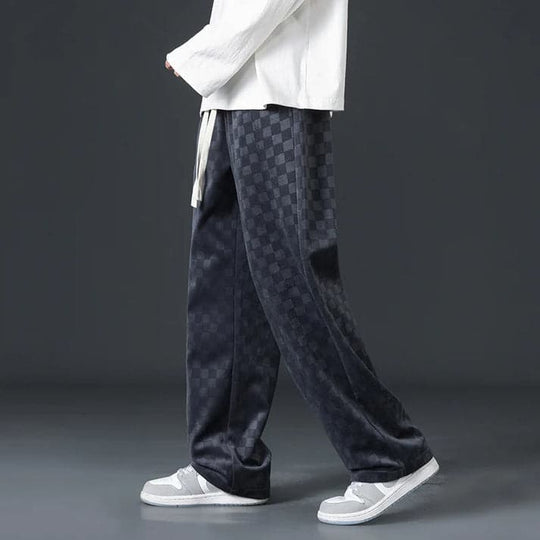 Julian | Pantalon de jogging élégant à carreaux