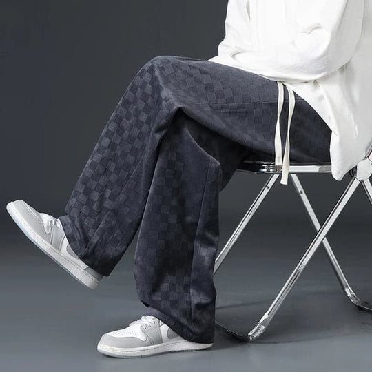 Julian | Pantalon de jogging élégant à carreaux