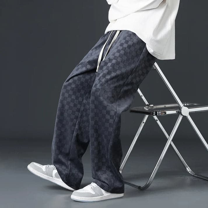 Julian | Pantalon de jogging élégant à carreaux