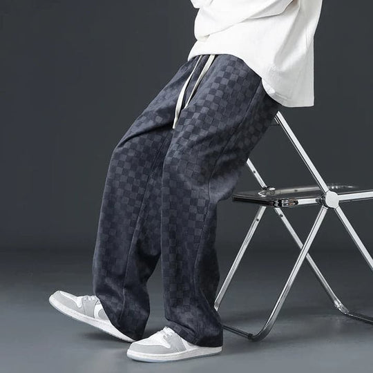 Julian | Pantalon de jogging élégant à carreaux