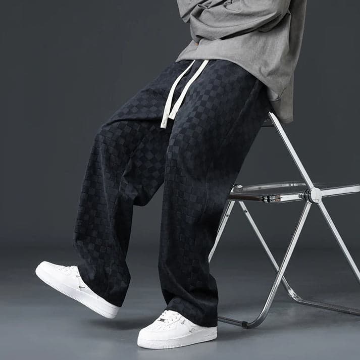 Julian | Pantalon de jogging élégant à carreaux