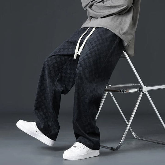 Julian | Pantalon de jogging élégant à carreaux