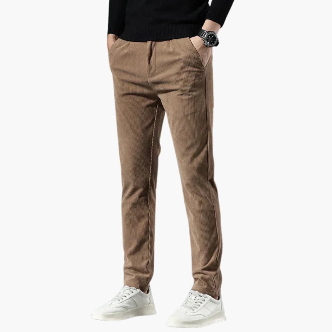 Karl | Pantalon élégant en velours côtelé pour homme