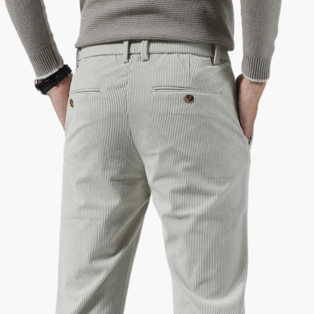 Karl | Pantalon élégant en velours côtelé pour homme