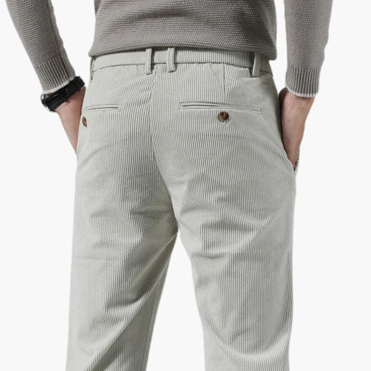 Karl | Pantalon élégant en velours côtelé pour homme