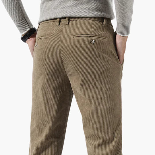 Karl | Pantalon élégant en velours côtelé pour homme